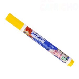 MARCADOR PARA TECIDO AMARELO ACRILEX