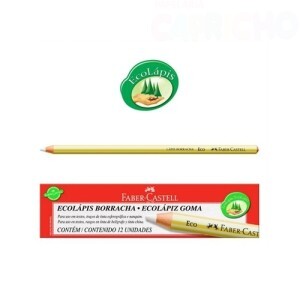 LAPIS BORRACHA CX/12 FABER CASTELL