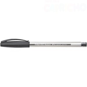 CANETA ESFEROGRAFICA TRILUX PONTA MÉDIA PRETO