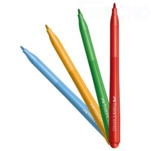 CANETA HIDROCOR VAI E VEM 24 CORES FABER-CASTELL