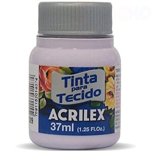 TINTA TECIDO 37ML LILAS BEBÊ ACRILEX