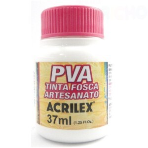 TINTA PVA 37ML BRANCA ACRILEX