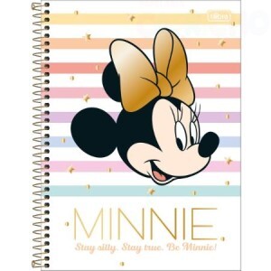 CADERNO 10 MATERIA MINNIE 160FOLHAS
