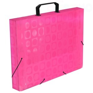 MALETA OFICIO BUBBLE ROSA