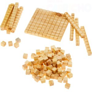 MATERIAL DOURADO DO ALUNO MADEIRA 111PCS KZ1278