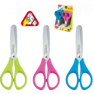 TESOURA 13 CM ESSENTIALS PULSE PARA CANHOTOS CORES SORTIDA