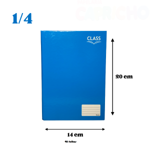 CADERNO BROCH 1/4 48FLS AZ