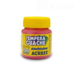 TINTA GUACHE 15ML ROSA ACRILEX