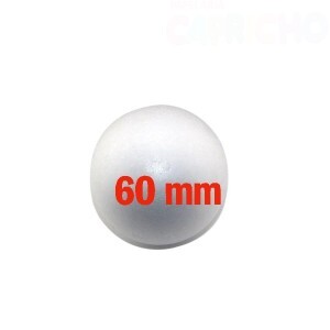 BOLA DE ISOPOR 60MM