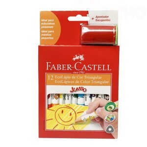 LAPIS JUMBO 12 CORES FABER CASTELL